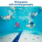 Underwater Pool Treasure Hunt game with waterproof gems and cards
