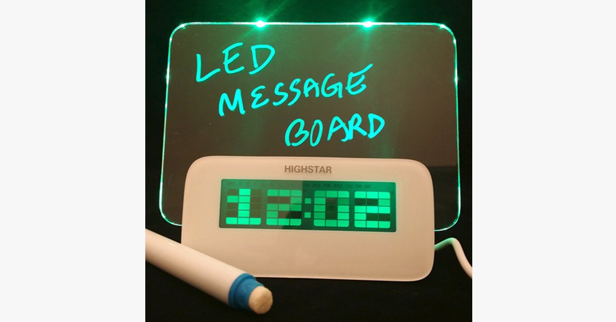 LED message board digital clock – Add a premium look to your place