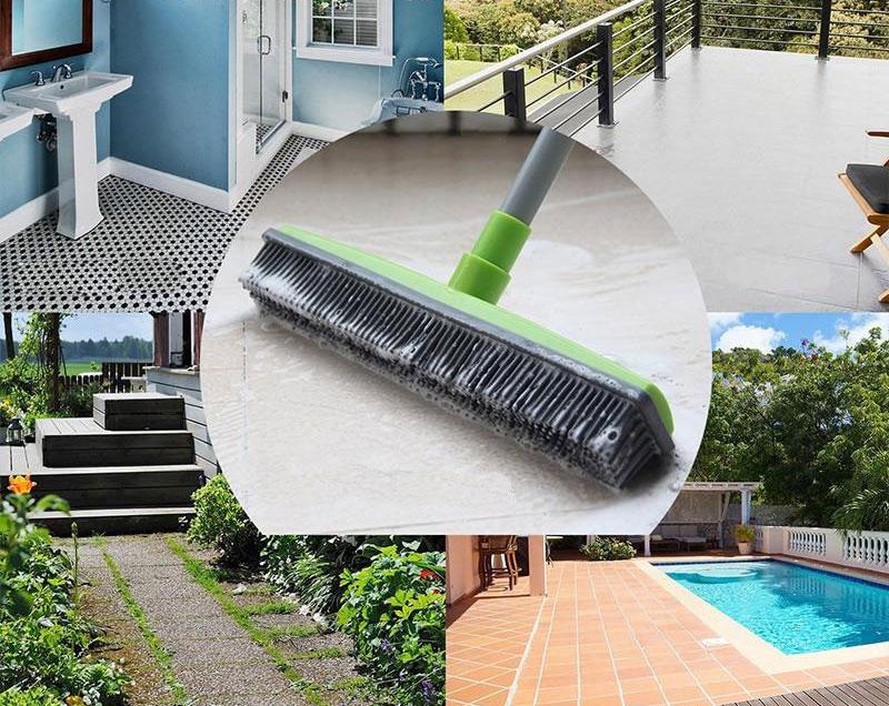 Collectibroom - Rubber Bristle Broom