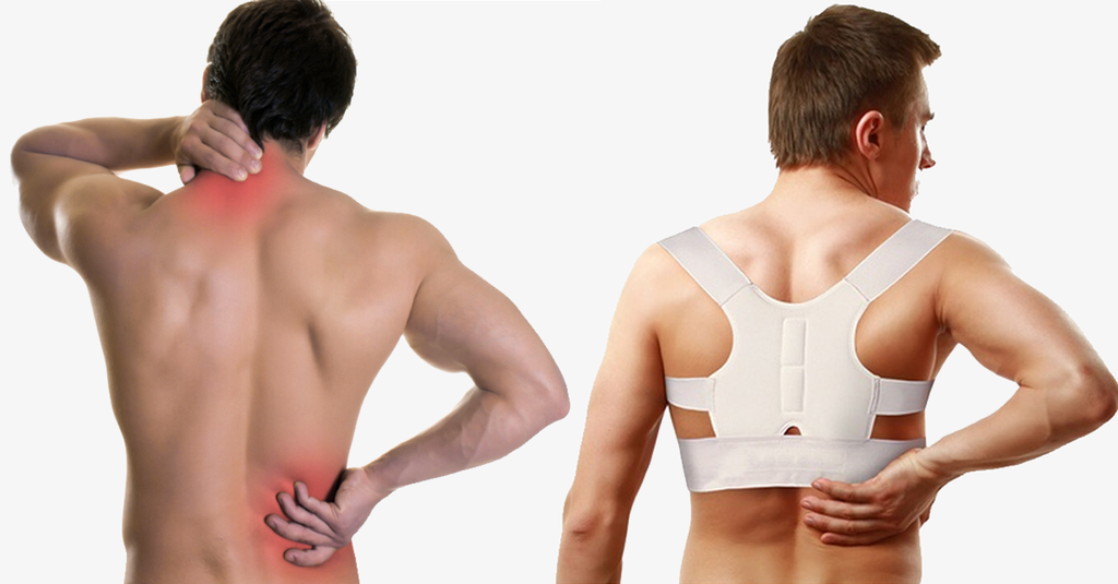 Posture-correcting back support