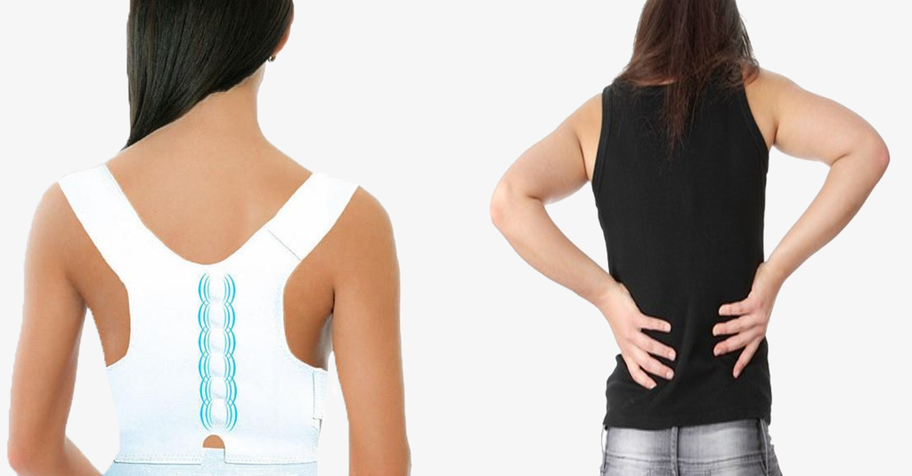 Posture-correcting back support
