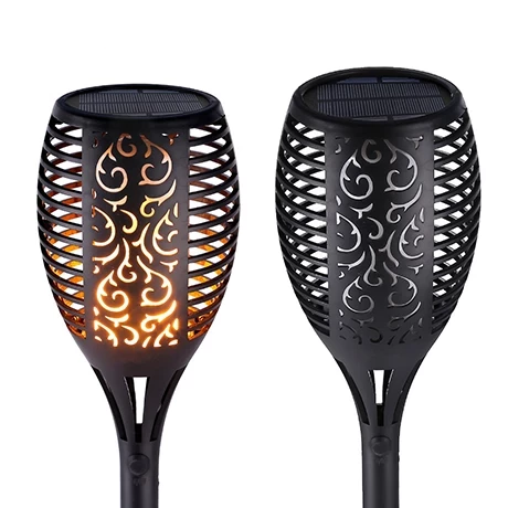 FlameGlow Solar Tiki Torches | Flickering Flame Lights | Sustainable Garden Lighting