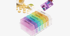 Compact weekly tablet organizer