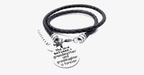 The love between a grandmother and granddaughter is forever - hand-stamped wristwatch