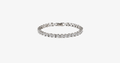 Diamond Eternity Bracelet in Silver Color - Round Cut Diamond Zircon Stones - Let You Look Stunning
