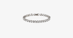 Diamond Eternity Bracelet in Silver Color - Round Cut Diamond Zircon Stones - Let You Look Stunning
