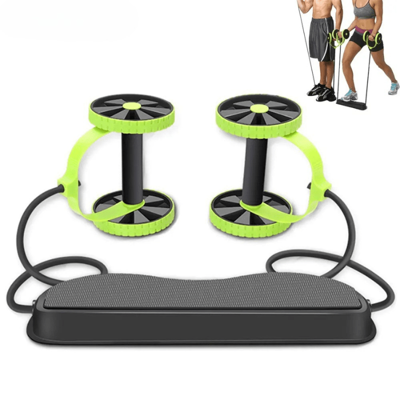 Compact full-body workout device for home & on the go