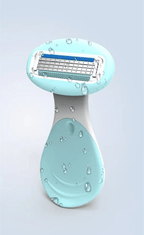 4-blade compact razor with storage box | Smooth skin on the go & at home