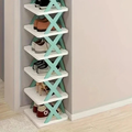 Multi-layer shoe organizer for space-saving storage