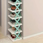 Multi-layer shoe organizer for space-saving storage