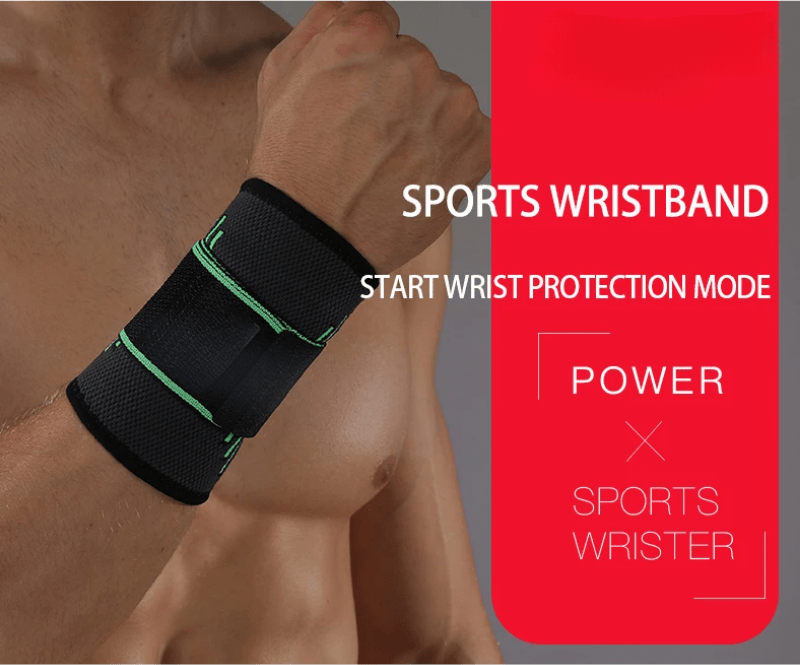 Wrist brace with stabilizing 3D compression