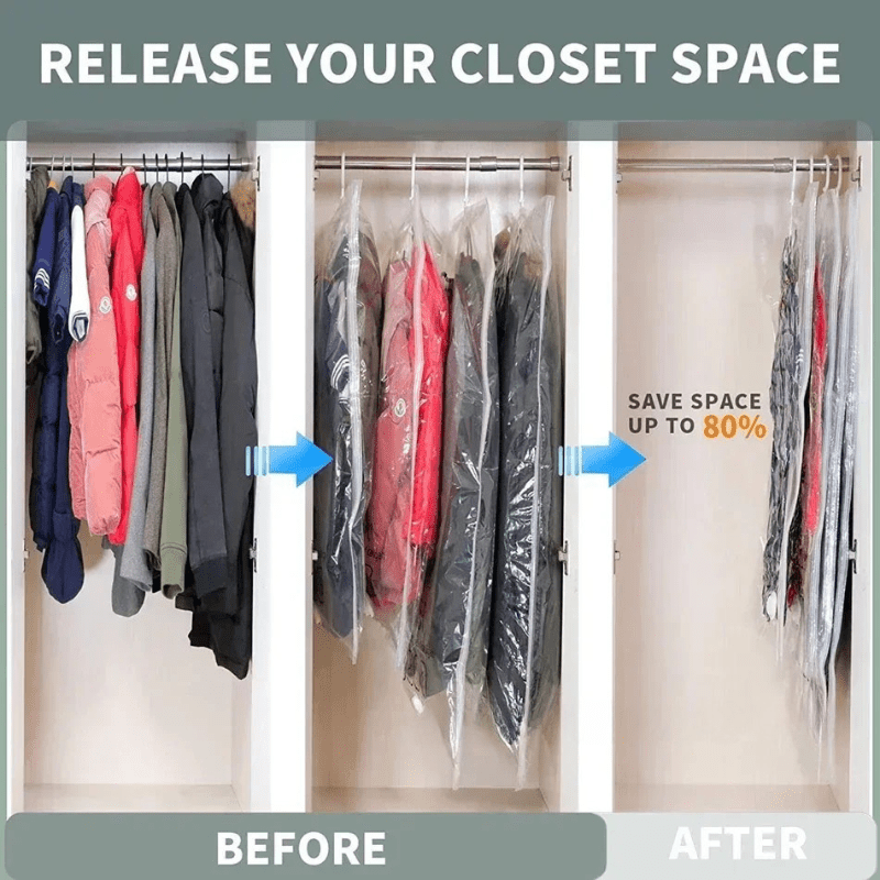 Vacuum Storage Bags for Clothing & Textiles