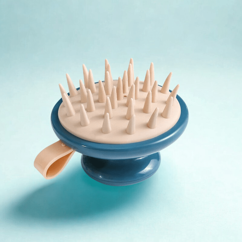 scalp massage brush for hair growth & care