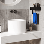 Stainless steel with multifunctional storage compartment for your bathroom