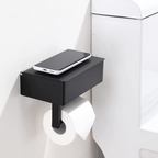 Multifunctional Toilet Paper Holder Aristo – Luxury Stainless Steel Design with Storage Compartment