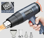 2000W Industrial Electric Heat Gun with Digital LCD Display Adjustable Temp – ProTherm