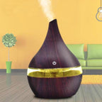 Wood Grain Electric Air Humidifier Ultrasonic Essential Oil Diffuser