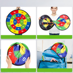 Safe Dartboard with Colorful Darts