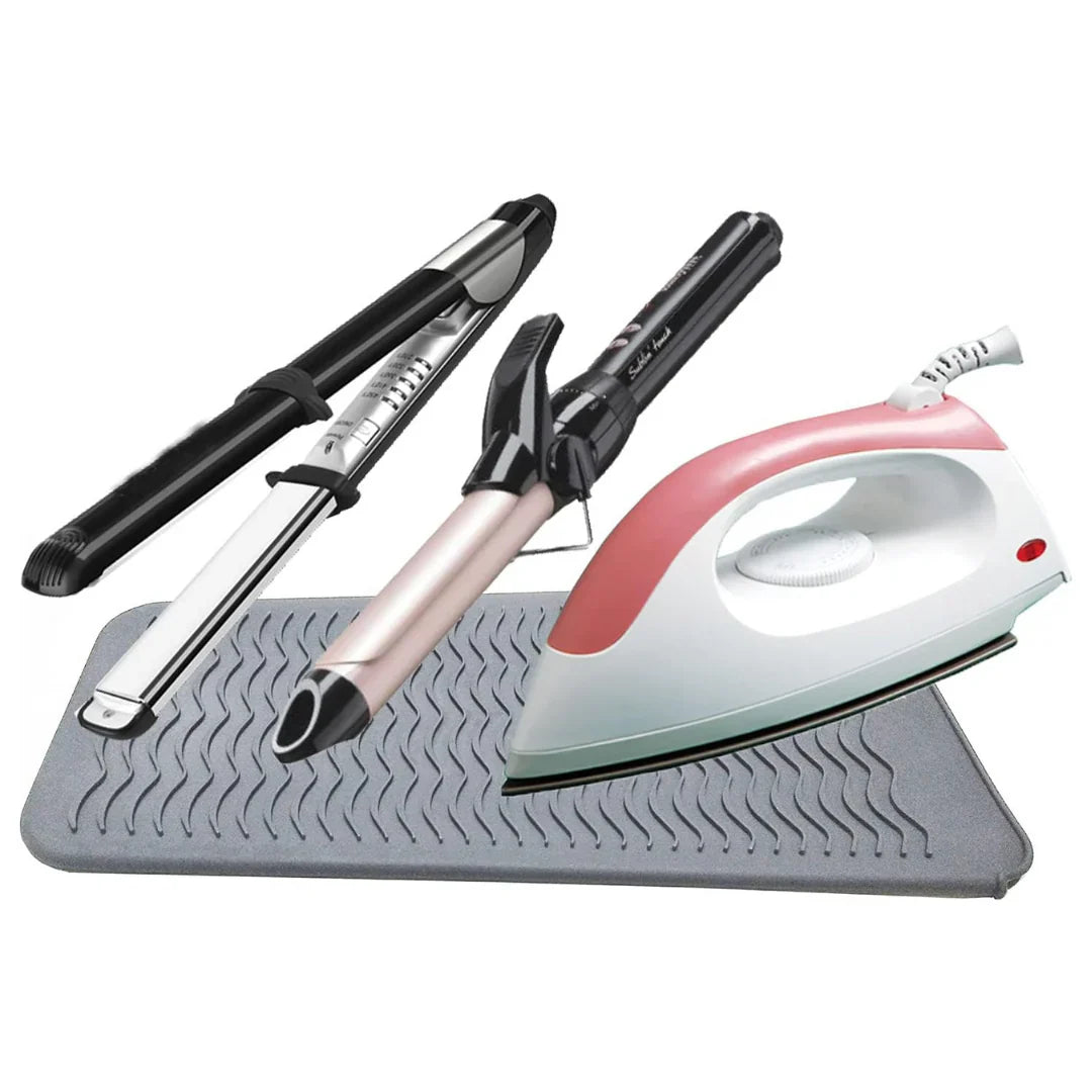 Heat-resistant silicone mat
