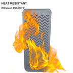 Heat-resistant silicone mat