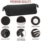 2-in-1 hair tool travel bag & heat-resistant mat