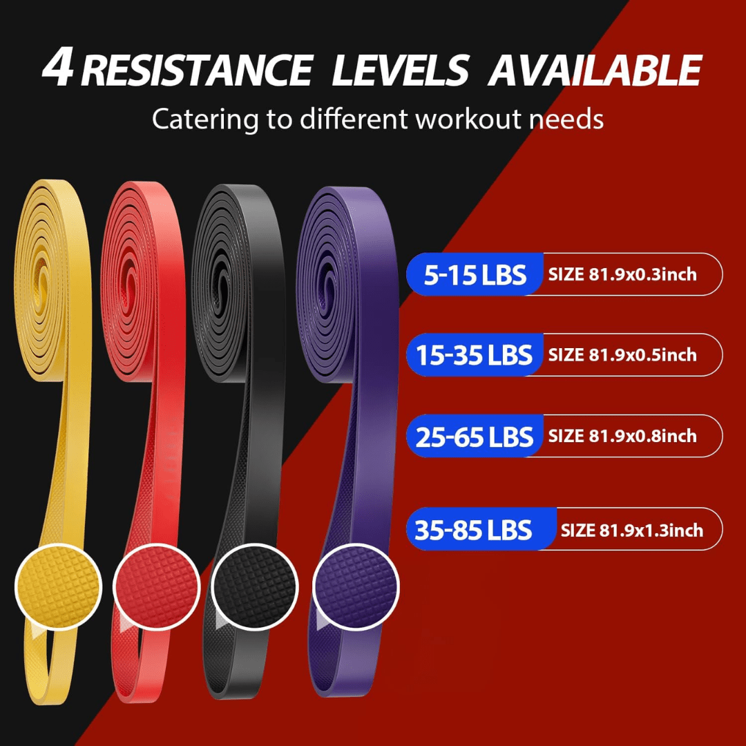 resistance band set for pull-ups & strength training