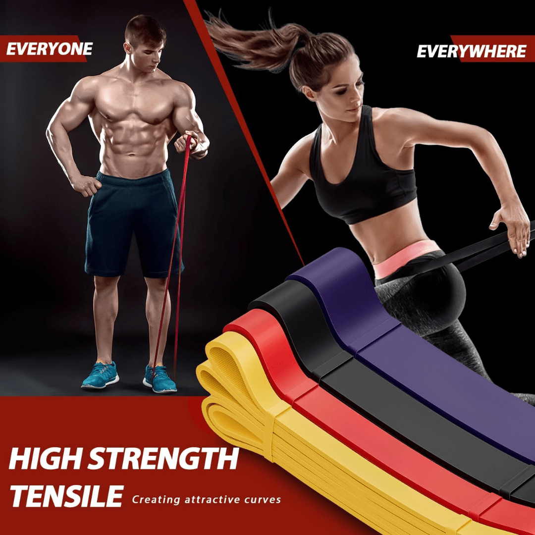 resistance band set for pull-ups & strength training