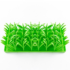 Pet Feeding Mat | MealMat Slow Feeder | Interactive Grass Design | Non-Slip Silicone | 14.2" x 6.6"