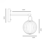 LightCrown Wall Lamp - Sleek Modern Lighting