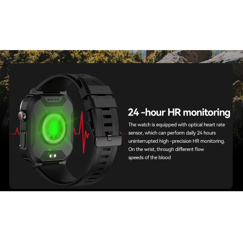 ForceGuard Watch - Sustainable Military Smartwatch for Performance