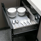 KÜCHENWELLA Silicone Kitchen Mat | Heat Resistant & Non-Slip | Dish Mat, Refrigerator & Drawer Liner | BPA-Free & Easy to Clean