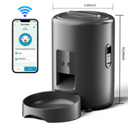 Smart 68oz Automatic Pet Feeder with Camera & WiFi Control