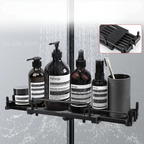 ExtendShelf Expandable Cabinet Organizer with Drawer – Adjustable and Space-Saving