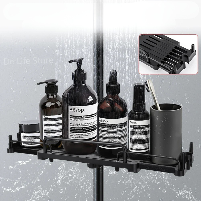 ExtendShelf Expandable Cabinet Organizer with Drawer – Adjustable and Space-Saving