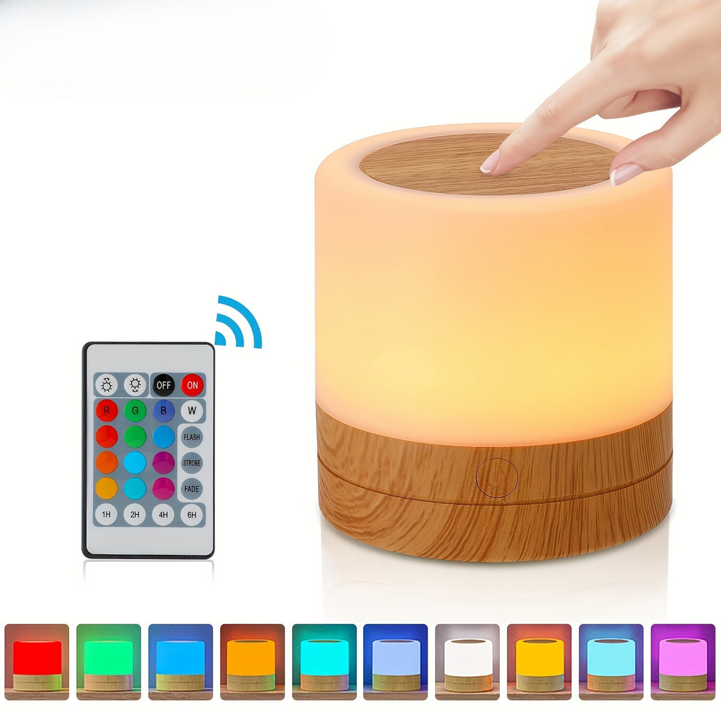 LightAura - RGB Touch Table Lamp with Remote Control