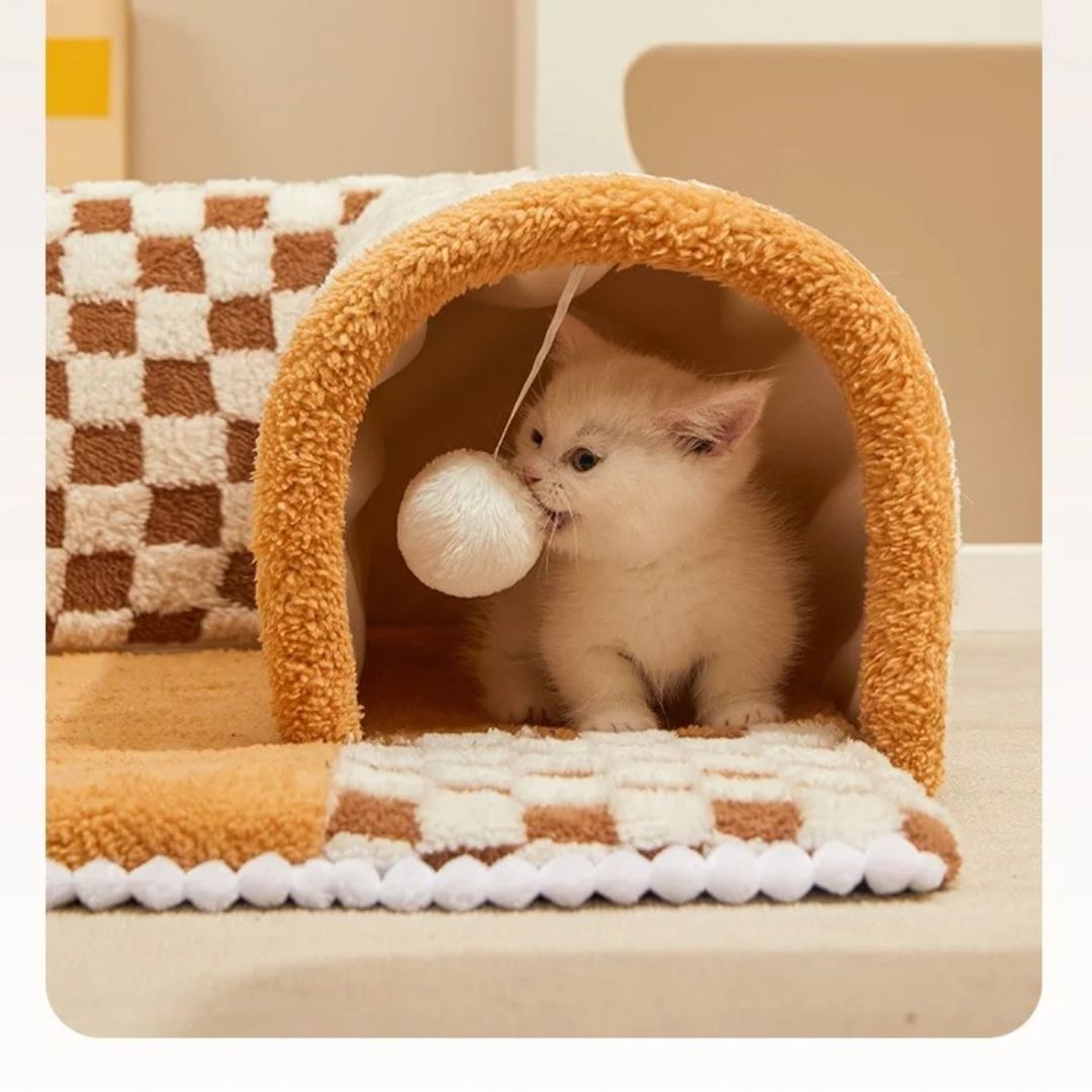 CozyCat Tunnel – Stylish Play Area for Cats