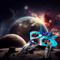 RC airplane with 360° stunt functions for exciting flight adventures