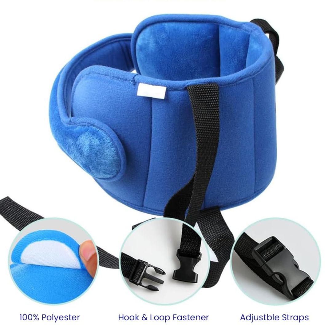 Comfortable Children's Headrest for Car – Soft and Adjustable Travel Pillow
