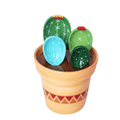 Creative and practical measuring spoon set with cactus motif
