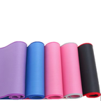 Extra Thick 0.39inch Non-Slip Exercise and Yoga Mat with Carry Band