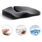 ErgoRelief Seat Cushion – Ergonomic Memory Foam Cushion for Back and Tailbone