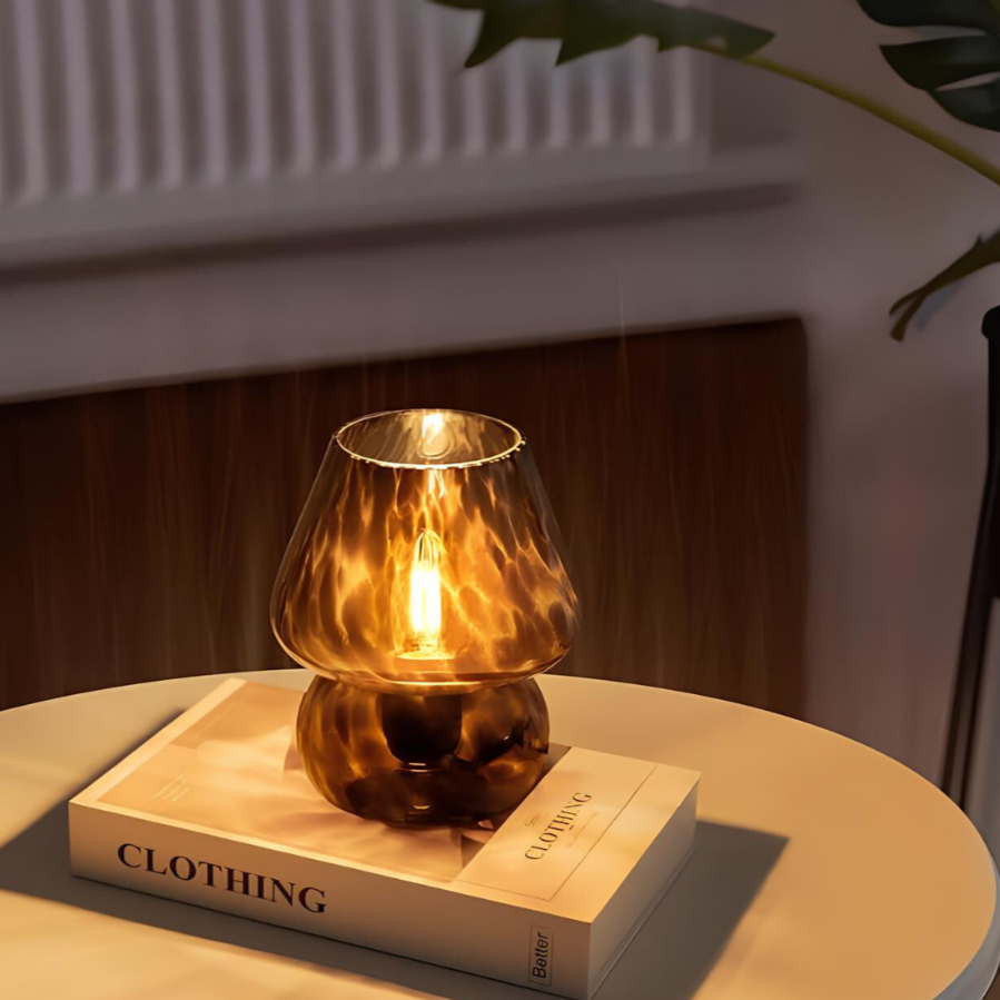 Verra Hand-Blown Glass Lamp