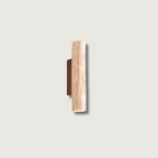 Wall Lamp with Handmade Finish in the Spirit of Wabi-Sabi