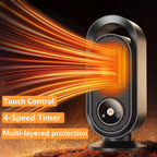 1000W Portable Mini Fan Heater for Desk Bedroom and Office