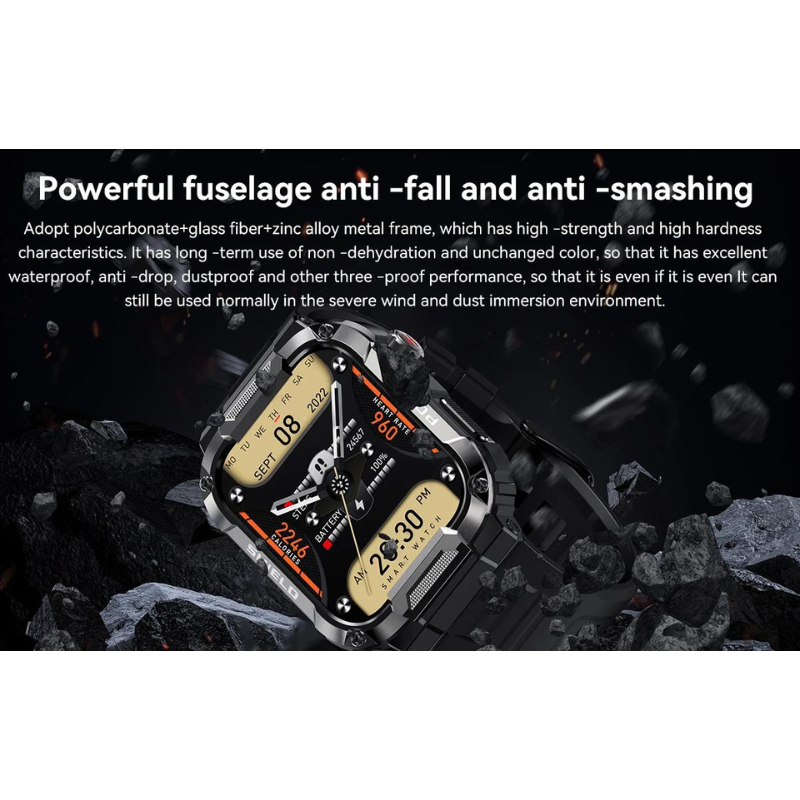ForceGuard Watch – Military Quality Smartwatch for Daily Use