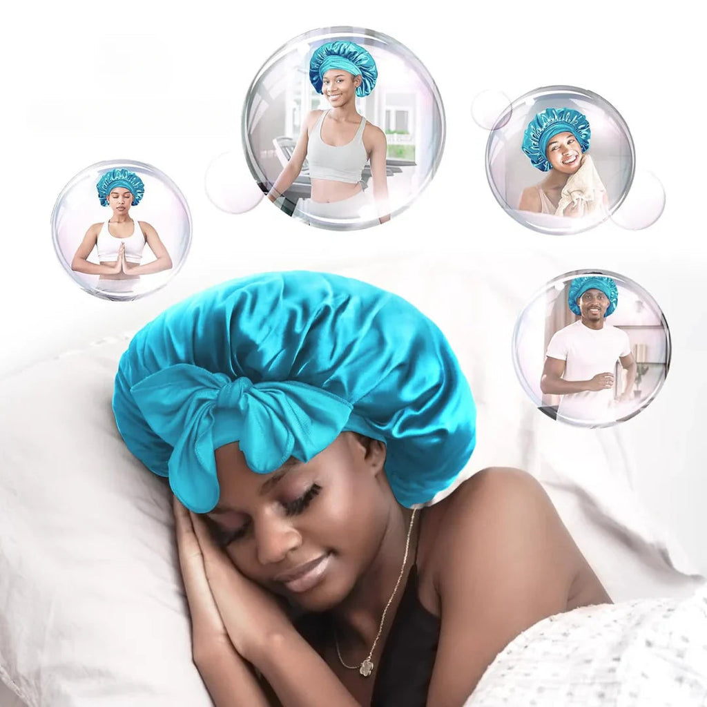 Satin Headband – Comfortable Sleep Cap for Women