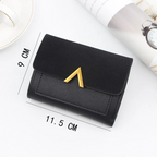 Compact Leather Wallet for Women