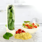 Airtight herb container for longer freshness & space-saving storage