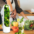 Airtight herb container for longer freshness & space-saving storage