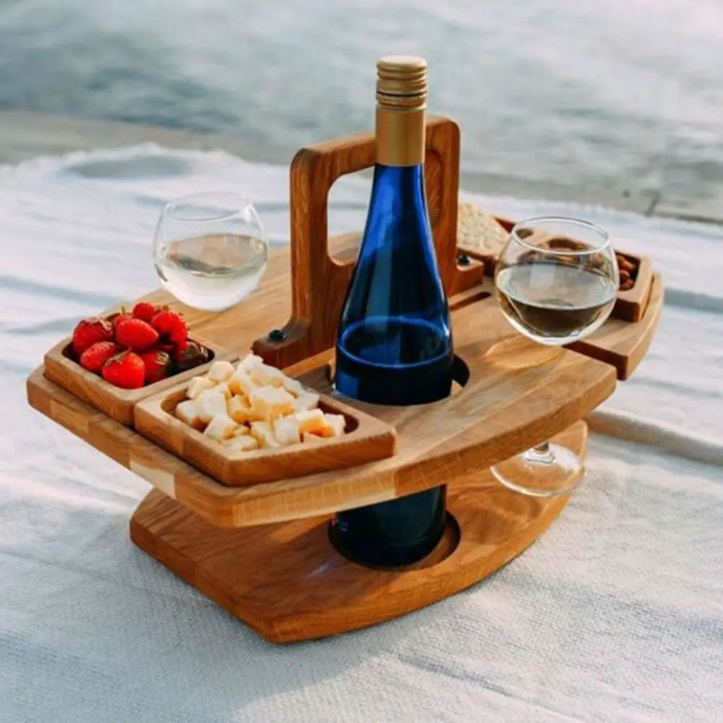 Eindhoven Foldable Wooden Portable Wine Table